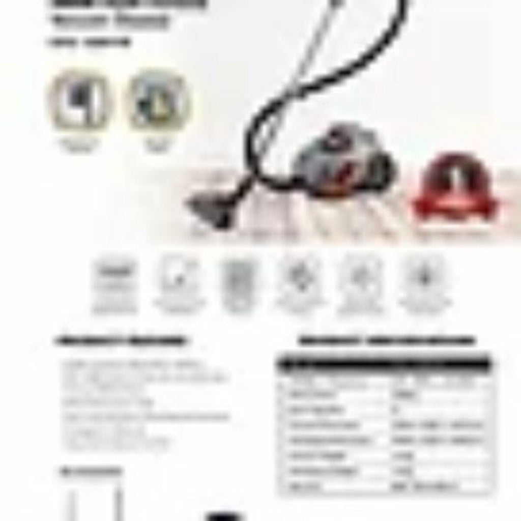 EuropAce EVC 3201W Super Cyclone Vacuum Cleaner