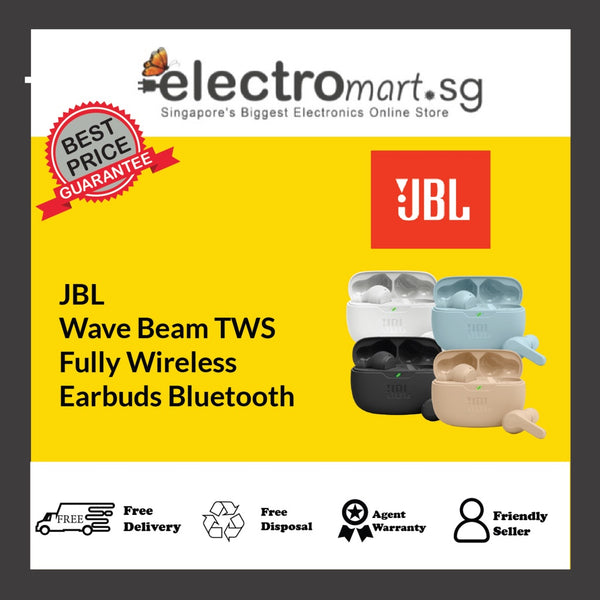 JBL Wave Beam TWS Fully Wireless  Earbuds Bluetooth