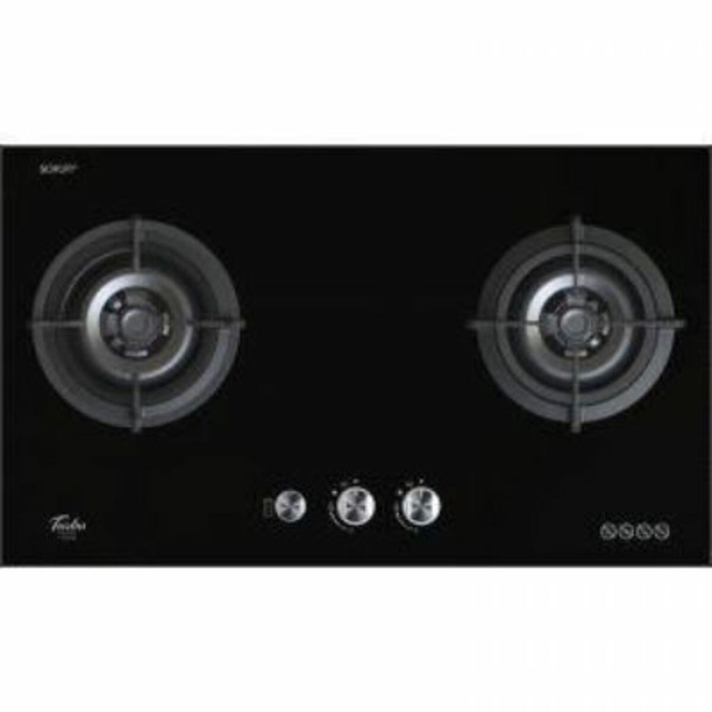 EuropAce Otimmo ECH 9168Y + EBH 6291S  90cm Premium T-Shaped Chimney Hood +  2-Burner Gas Hob
