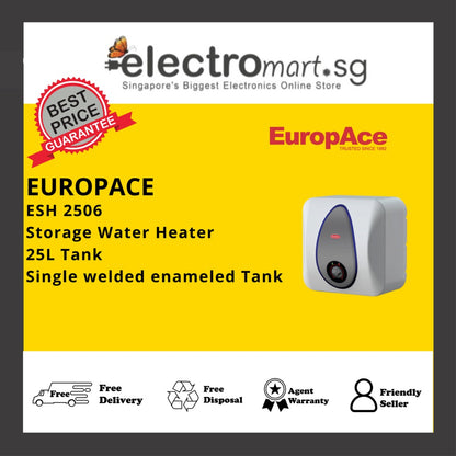EuropAce ESH 2506 Storage Water Heater (25L)