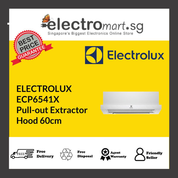 ELECTROLUX ECP6541X Pull-out Extractor  Hood 60cm