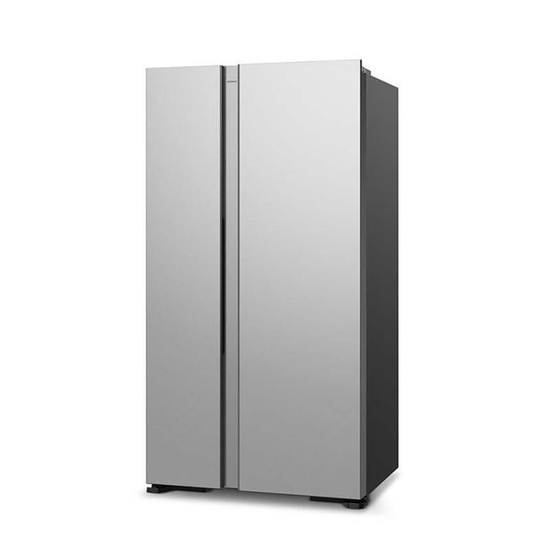 HITACHI R-S700PMSO-GS Side by Side Fridge Glass Silver (595L)