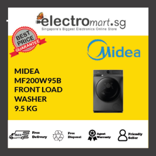 Midea 9.5kg Front Load Inverter Washing Machine (MF200W95B)