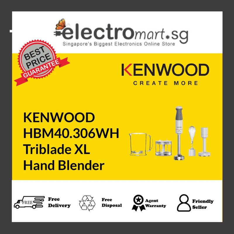 KENWOOD HBM40.306WH Triblade XL  Hand Blender