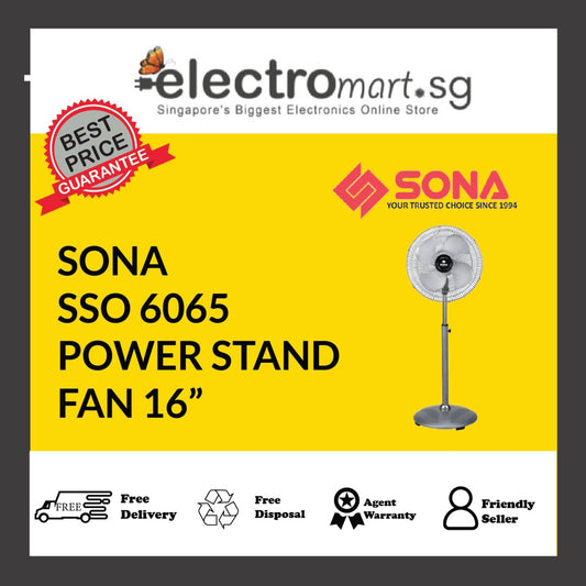 SONA SSO 6065 POWER STAND  FAN 16”