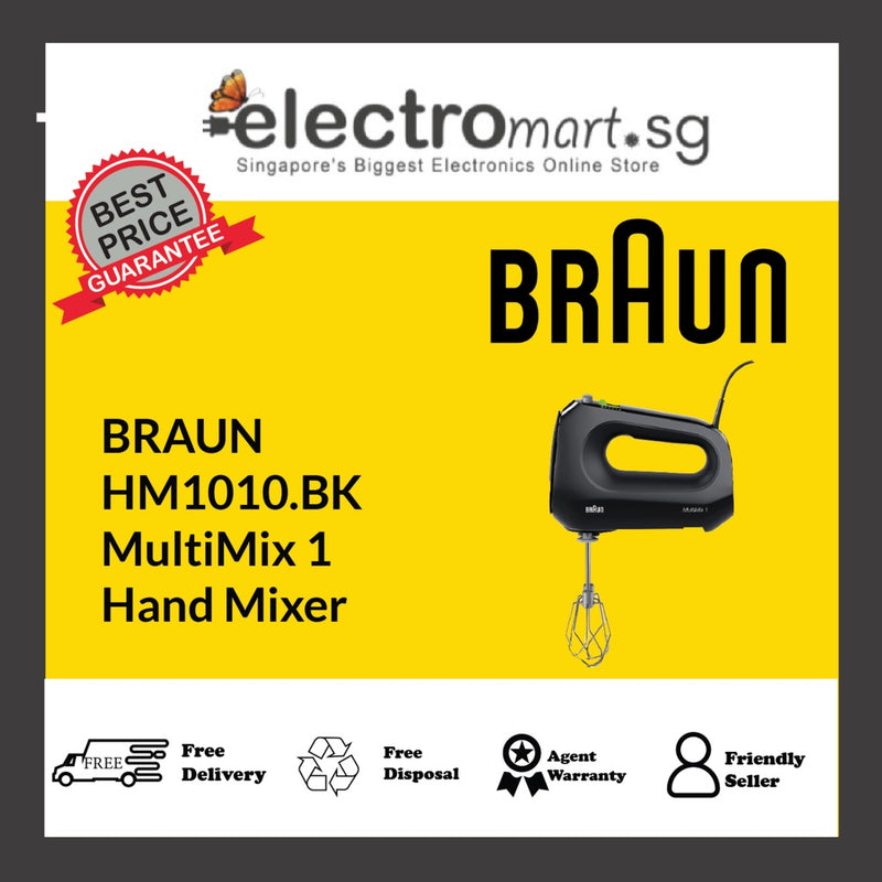 BRAUN  HM1010.BK MultiMix 1  Hand Mixer