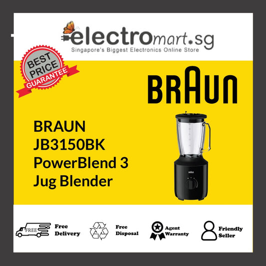 BRAUN  JB3150BK PowerBlend 3  Jug Blender