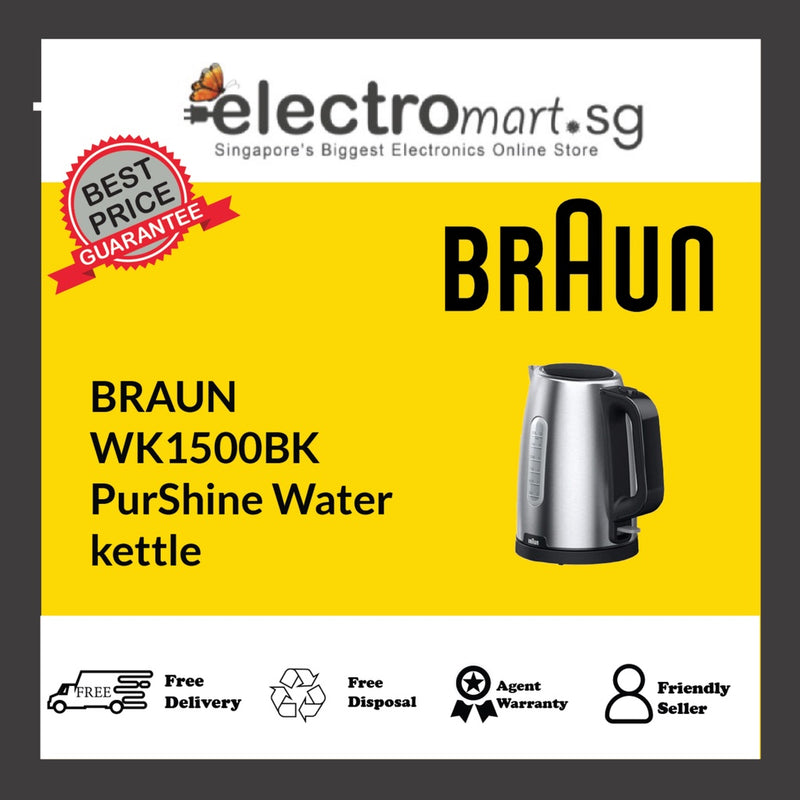 BRAUN  WK1500BK PurShine Water  kettle