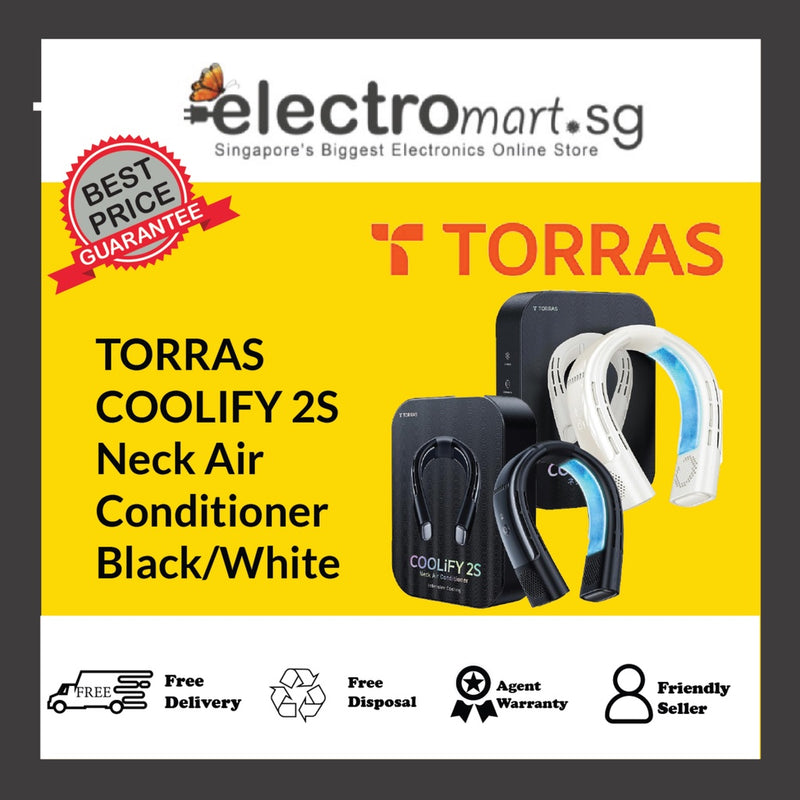 TORRAS  COOLIFY 2S  Neck Air  Conditioner Black/White