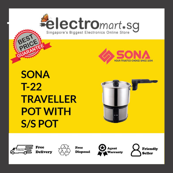 SONA T-22 TRAVELLER  POT WITH  S/S POT