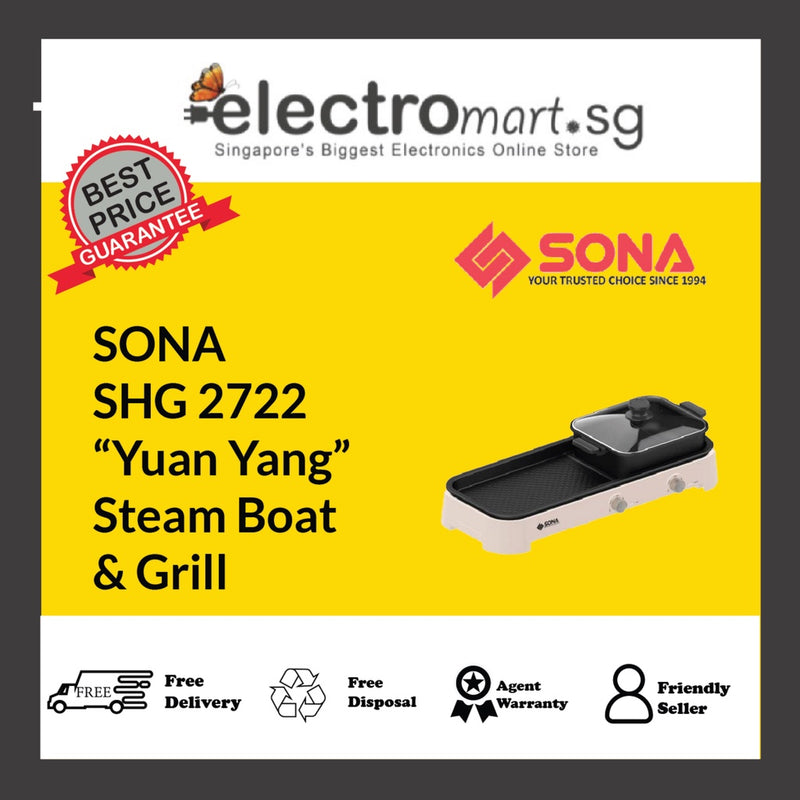 SONA SHG 2722 “Yuan Yang”  Steam Boat  & Grill