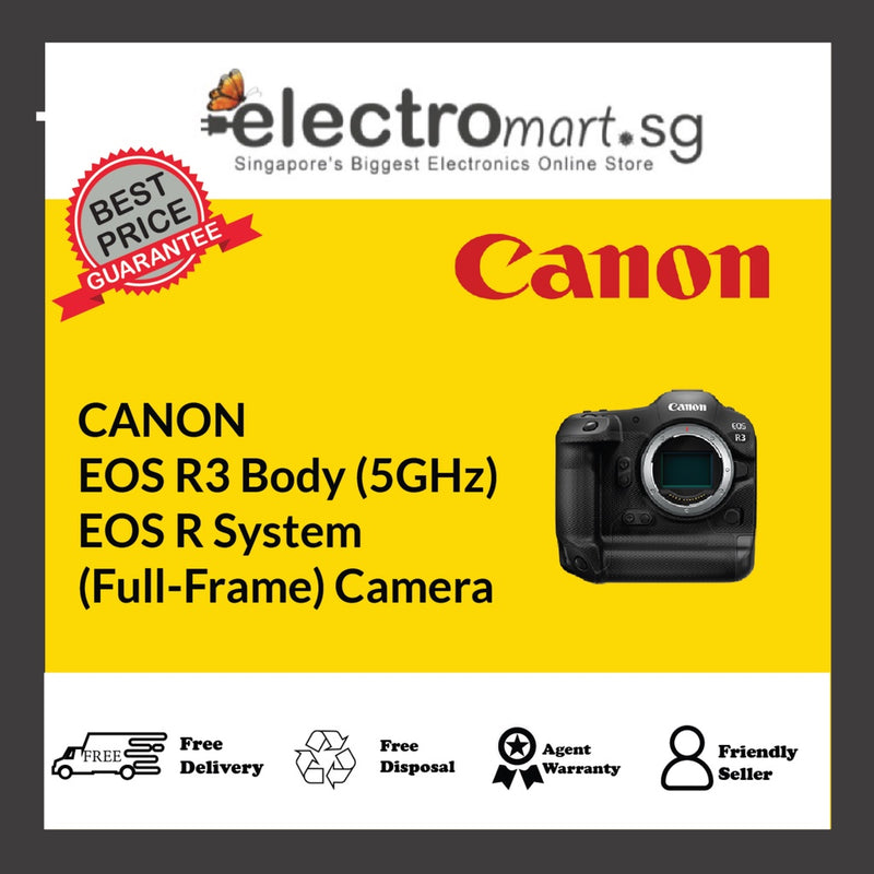CANON EOS R3 Body (5GHz) EOS R System (Full-Frame) Camera