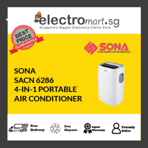 SONA SACN 6286 4-IN-1 PORTABLE  AIR CONDITIONER
