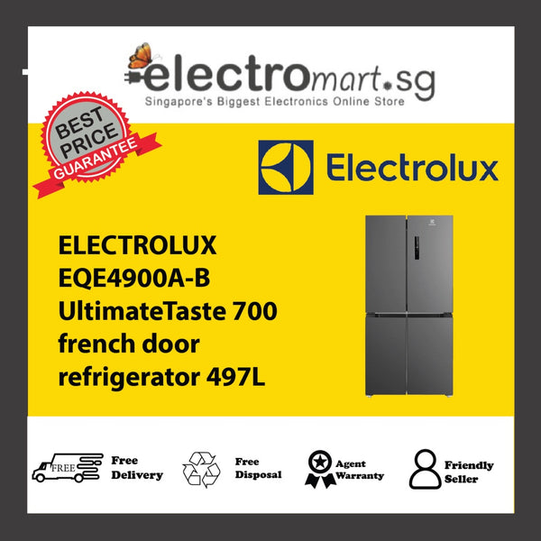 ELECTROLUX EQE4900A-B UltimateTaste 700  french door  refrigerator 497L