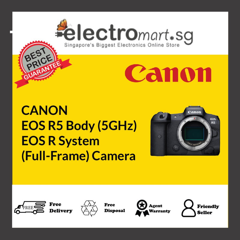 CANON EOS R5 Body (5GHz) EOS R System (Full-Frame) Camera