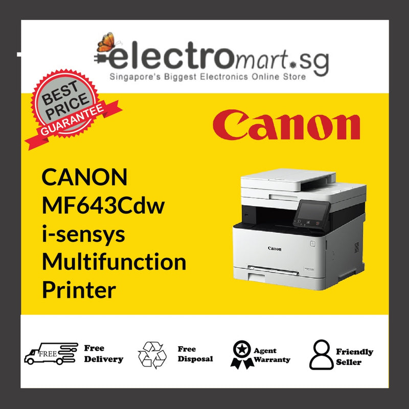 CANON MF643Cdw i-sensys Multifunction  Printer