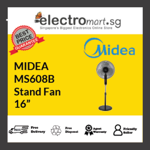 Midea MS-608B Stand Fan 16"