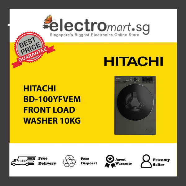 HITACHI BD-100YFVEM FRONT LOAD  WASHER 10KG