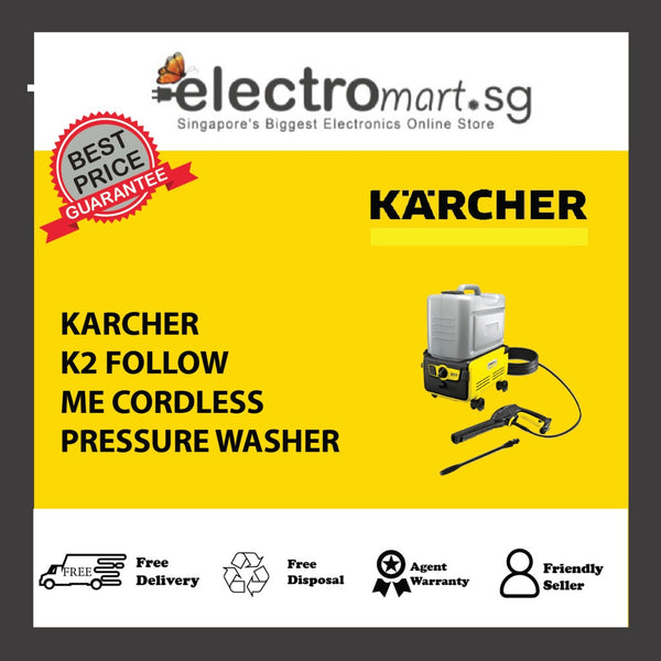 KARCHER K2 FOLLOW  ME CORDLESS PRESSURE WASHER