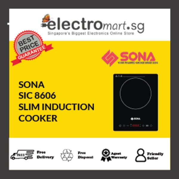 SONA SIC 8606 SLIM INDUCTION  COOKER