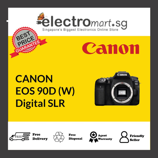 CANON EOS 90D (W) Digital SLR