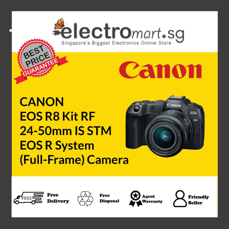 CANON EOS R8 Kit RF 24-50mm IS STM EOS R System (Full-Frame) Camera