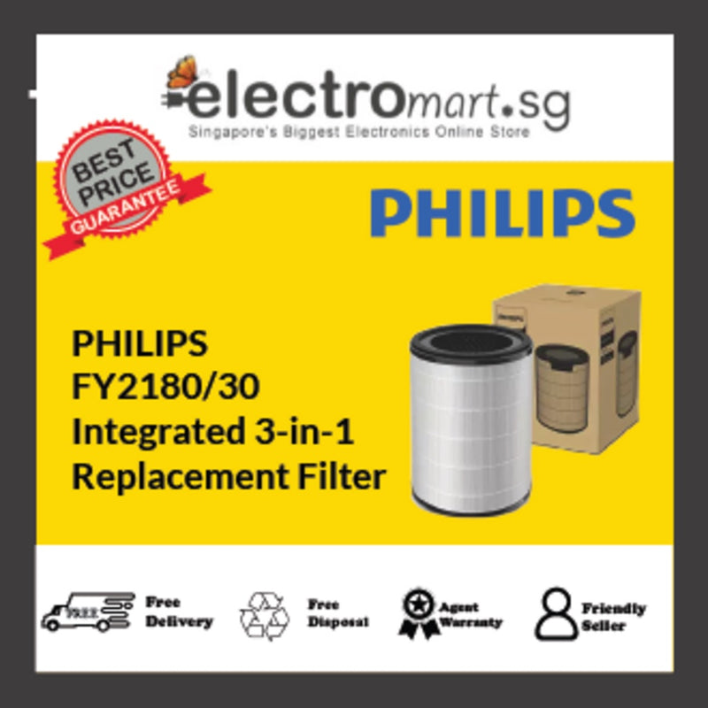 PHILIPS FY2180/30 Integrated 3-in-1 Replacement Filter