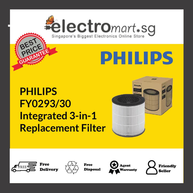 PHILIPS FY0293/30 Integrated 3-in-1 Replacement Filter