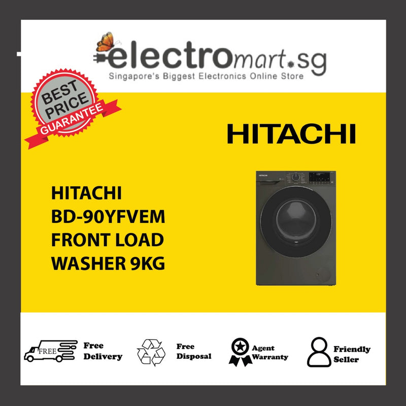 HITACHI BD-90YFVEM FRONT LOAD  WASHER 9KG