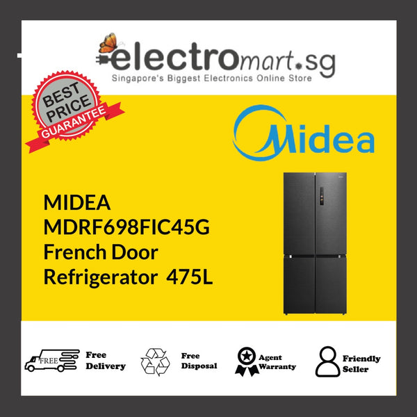 MIDEA MDRF698FIC45G  French Door  Refrigerator  475L