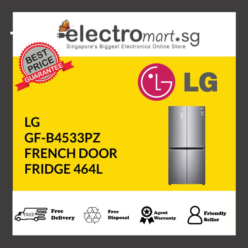LG  GF-B4533PZ  FRENCH DOOR  FRIDGE 464L