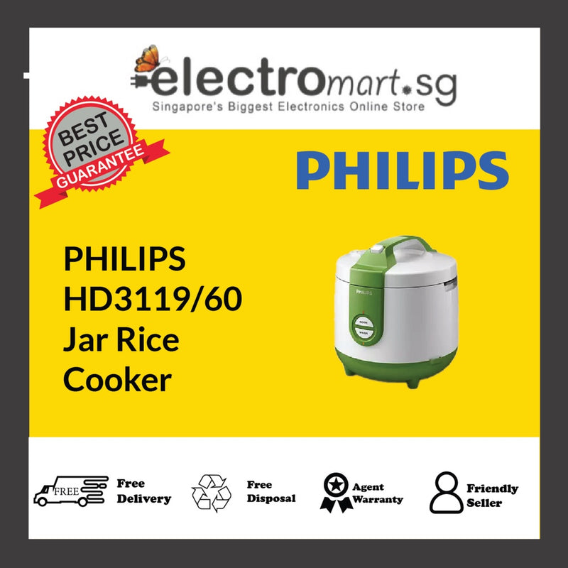 PHILIPS HD3119/60 Jar Rice  Cooker 2L