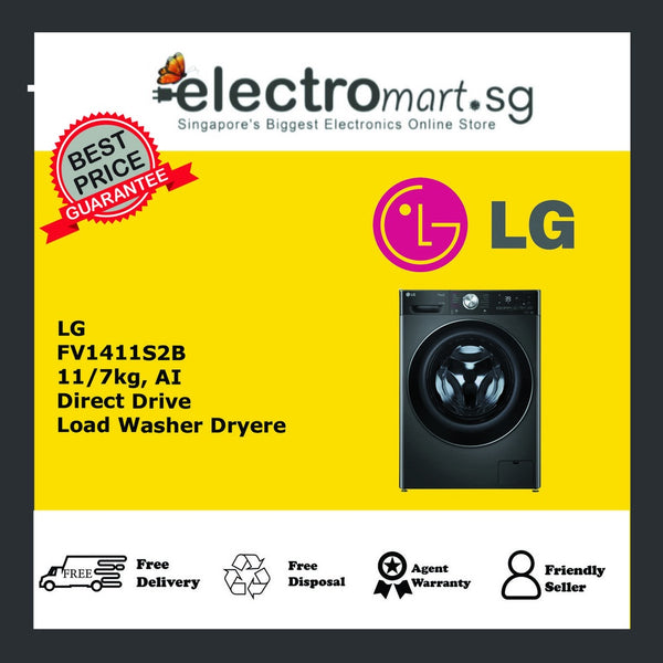 LG FV1411S2B AI Direct Drive Front Load Washing Machine 11KG