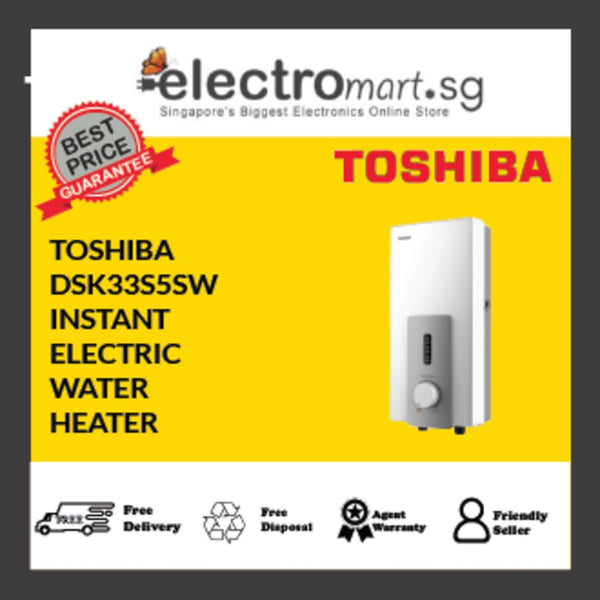 DSK33S5SW INSTANT ELECTRIC WATER HEATER Toshiba