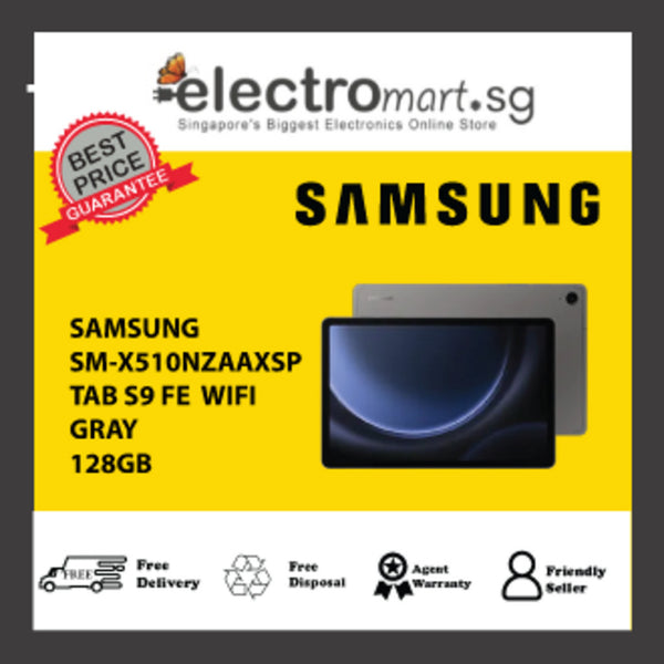 SAMSUNG SM-X510NZAAXSP 128GB TAB S9 FE WI-FI  GRAY