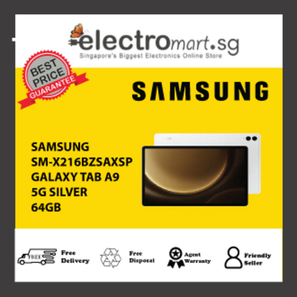 SAMSUNG SM-X216BZSAXSP  64GB GALAXY TAB A9+ 5G SILVER