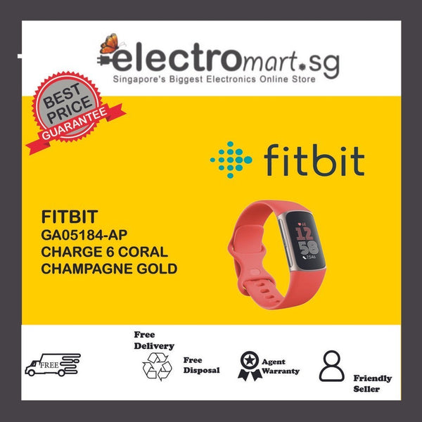 FITBIT GA05184-AP CHARGE 6 CORAL CHAMPAGNE GOLD