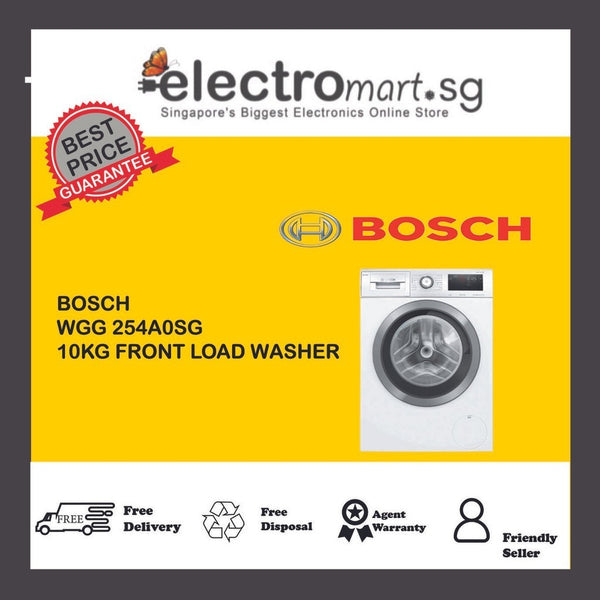 BOSCH 10KG FRONT LOAD WASHING MACHINE WGG254A0SG