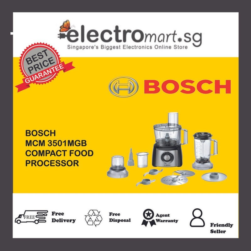 BOSCH MCM3501MGB COMPACT FOOD PROCESSOR