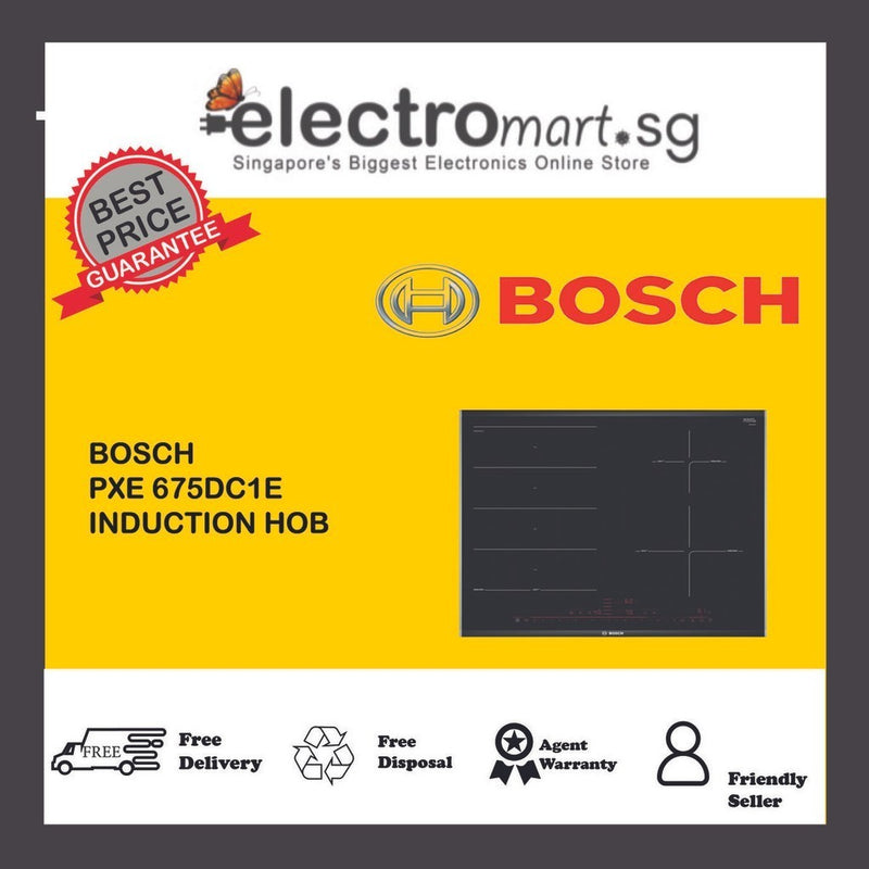 BOSCH PXE675DC1E INDUCTION HOB (60CM) (EXCLUDE INSTALLATION)