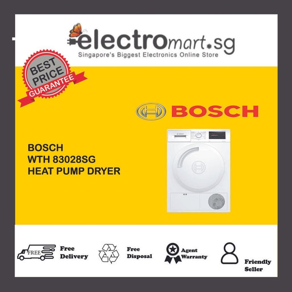 BOSCH WTH83028SG HEAT PUMP DRYER