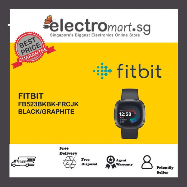 FITBIT FB523BKBK-FRCJK FITBIT VERSA 4 BLACK/GRAPHITE