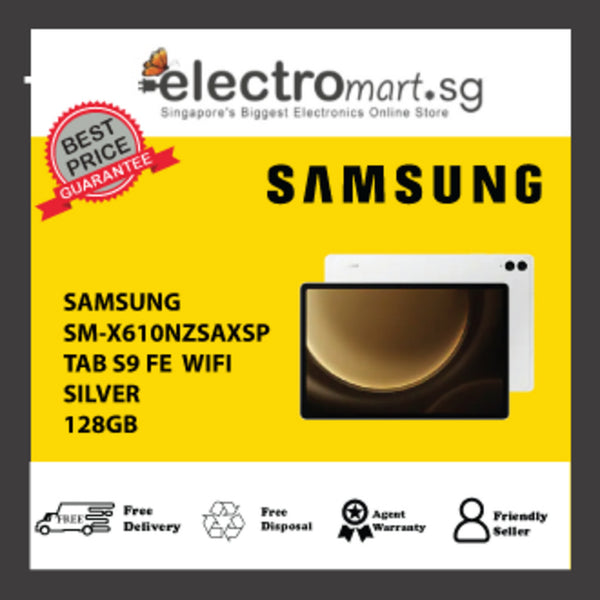 SAMSUNG SM-X610NZSAXSP 128GB TAB S9 FE+ WI-FI  SILVER