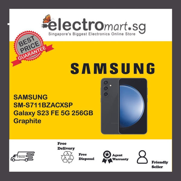 SAMSUNG SM-S711BZACXSP Galaxy S23 FE 5G 256GB Graphite