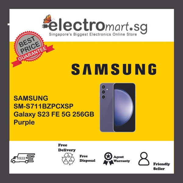 SAMSUNG SM-S711BZPCXSP Galaxy S23 FE 5G 256GB  Purple