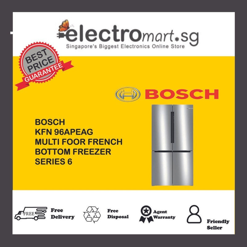 BOSCH KFN96APEAG MULTI FOOR FRENCH BOTTOM FREEZER SERIES 6