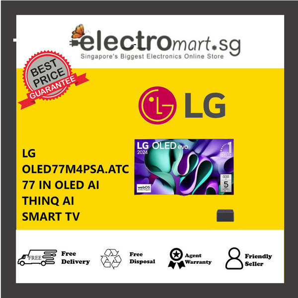 LG OLED77M4PSA.ATC 77 IN OLED AI THINQ AI SMART TV