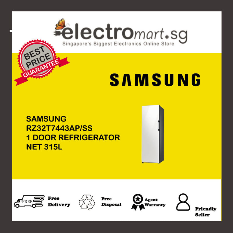 SAMSUNG RZ32T7443AP/SS 1 DOOR REFRIGERATOR  NET 315L