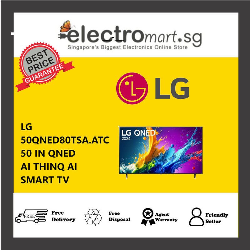 LG 50QNED80TSA.ATC 50 IN QNED AI THINQ AI SMART TV