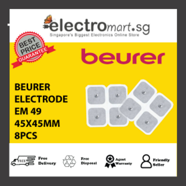 BEURER BEU-ZB0002~X~66102 ELECTRODE EM 49 (45X45MM) 8PCS